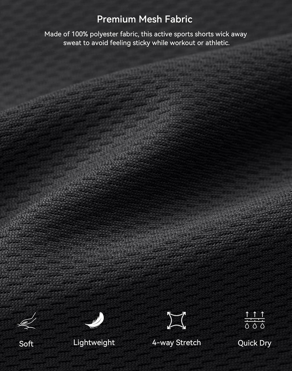 G Gradual Men's Athletic Shorts with Pockets 9" / 11" Long Basketball Shorts Lightweight Quick Dry Gym Workout Shorts for Men