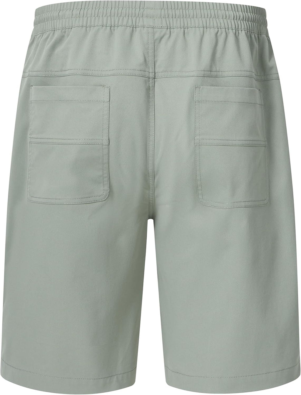 QPNGRP Men's Stretch Waist Casual Shorts with 5 Pockets Include 1 Zipper Pocket
