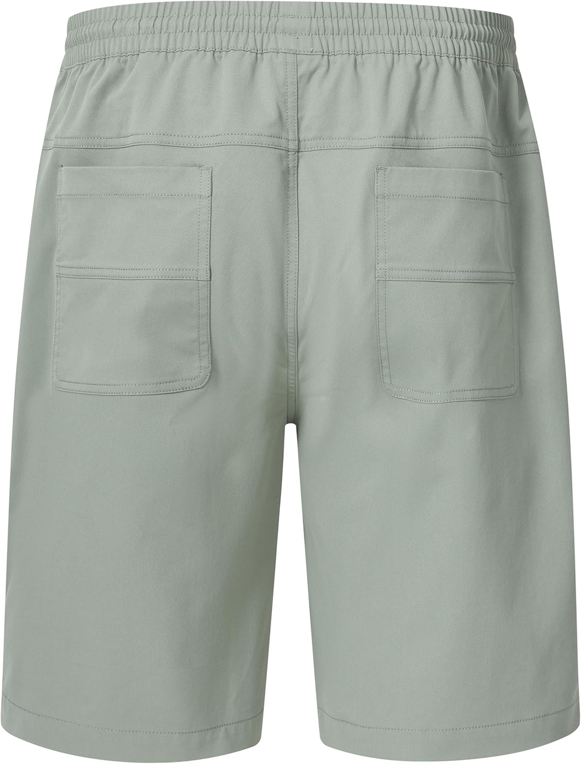 QPNGRP Men's Stretch Waist Casual Shorts with 5 Pockets Include 1 Zipper Pocket