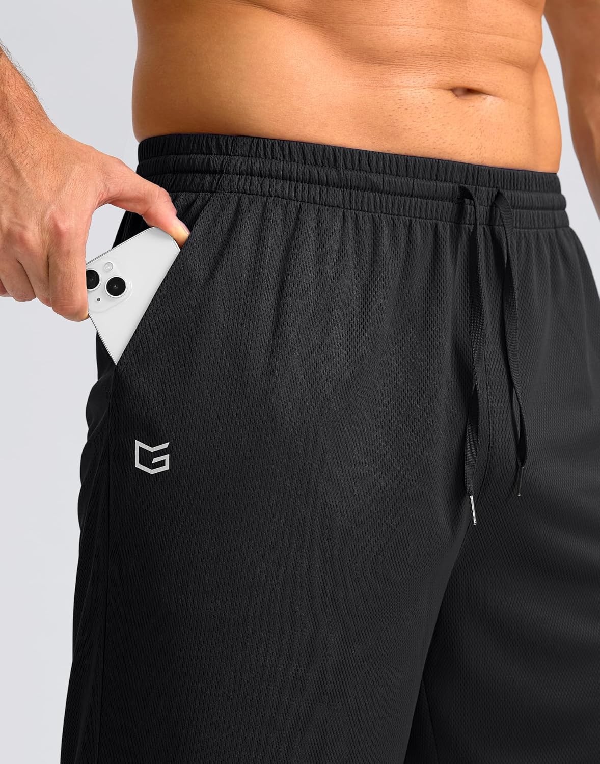 G Gradual Men's Athletic Shorts with Pockets 9" / 11" Long Basketball Shorts Lightweight Quick Dry Gym Workout Shorts for Men