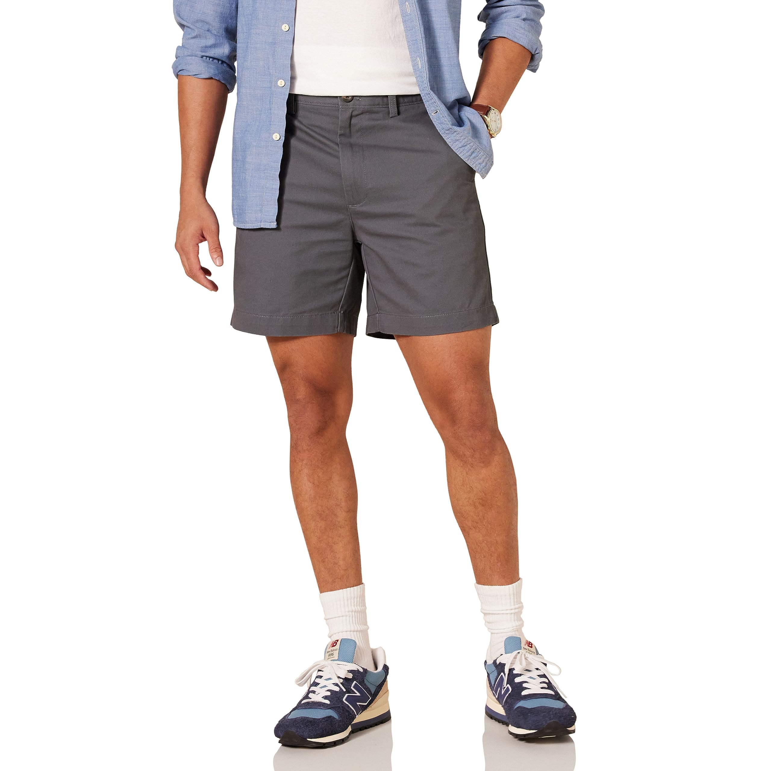 Amazon Essentials Men's Classic-Fit 7" Chino Shorts