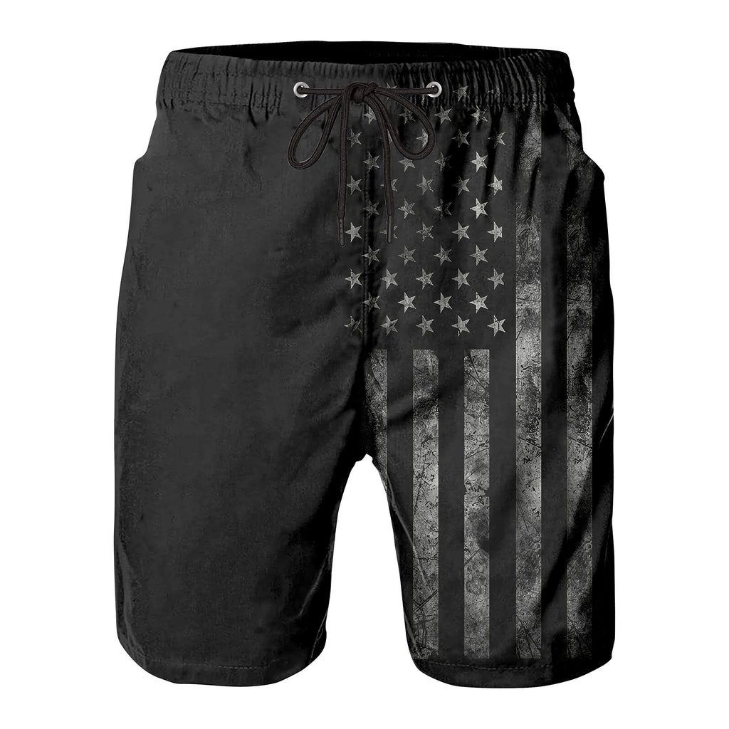 FT FENTENG Mens Swim Trunks Quick Dry Board Shorts with Mesh Liner, Breathable Big & Tall Beach Shorts Swimwear Bathing Suits
