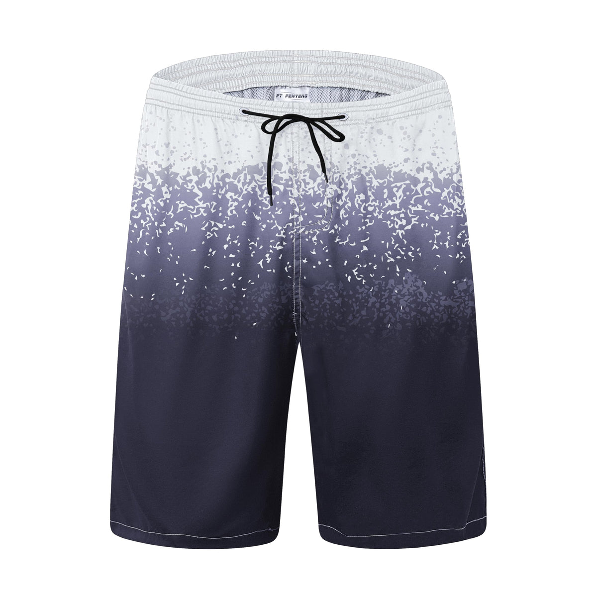 FT FENTENG Mens Swim Trunks Quick Dry Board Shorts with Mesh Liner, Breathable Big & Tall Beach Shorts Swimwear Bathing Suits