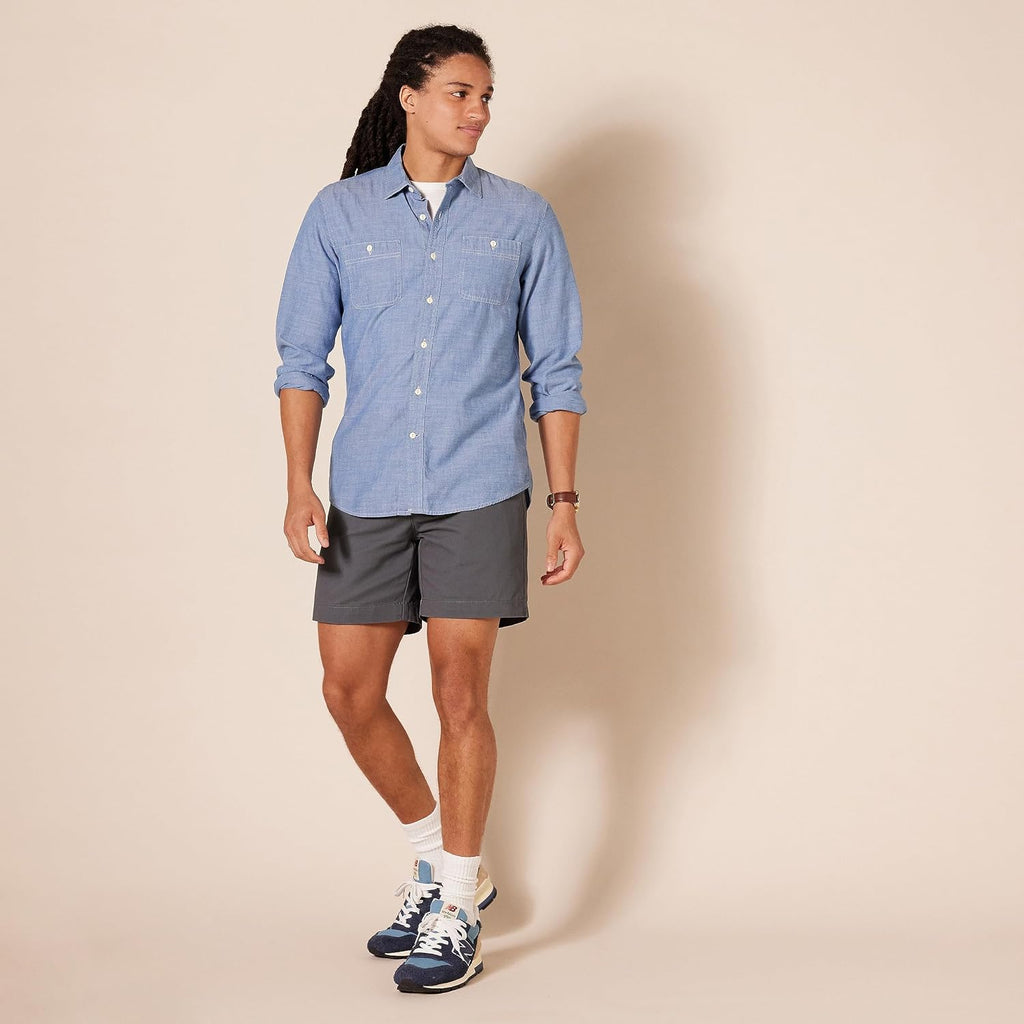 Amazon Essentials Men's Classic-Fit 7" Chino Shorts