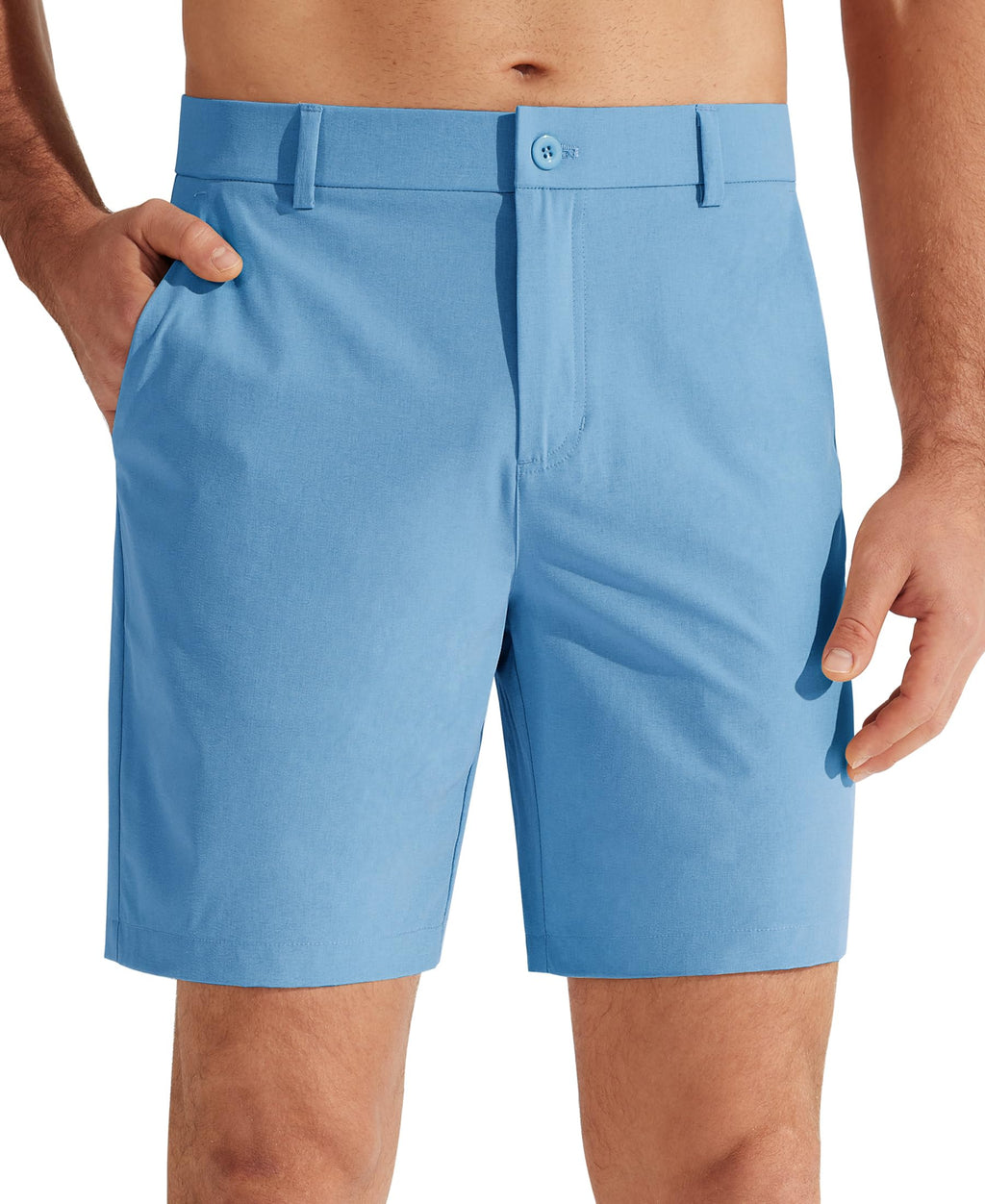 Libin Mens Golf Shorts 7"/9" Work Dress Shorts Casual Flat Front Hybrid Short Lightweight Quick Dry Water Resistant