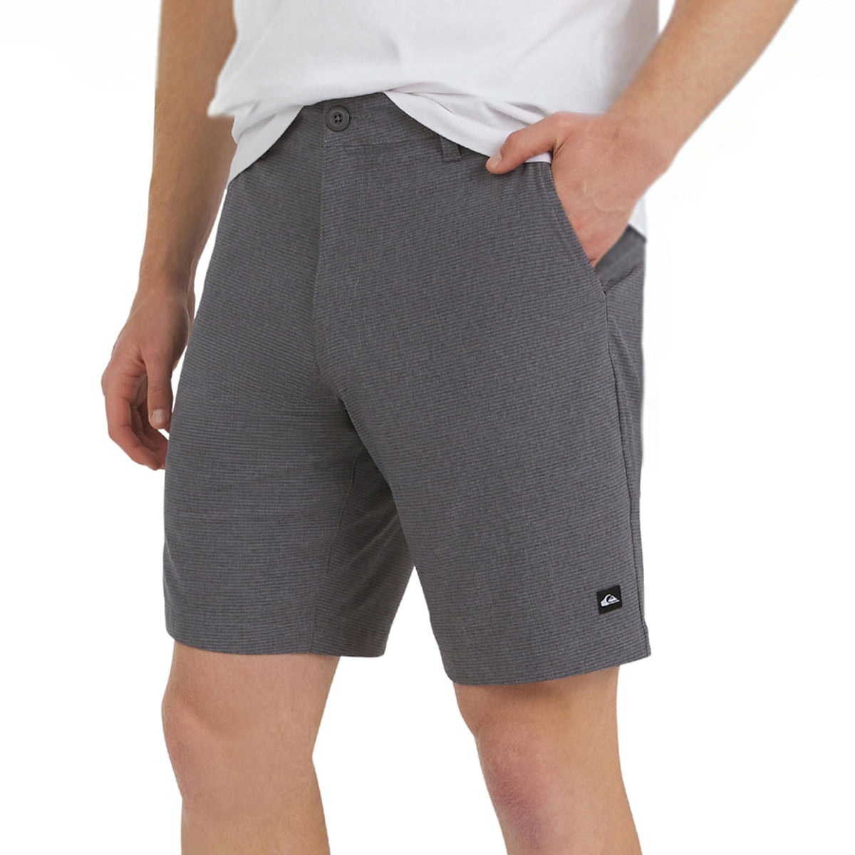 Quiksilver Men's Regular Fit Fixed Waist Water Friendly Active Hybrid Shorts