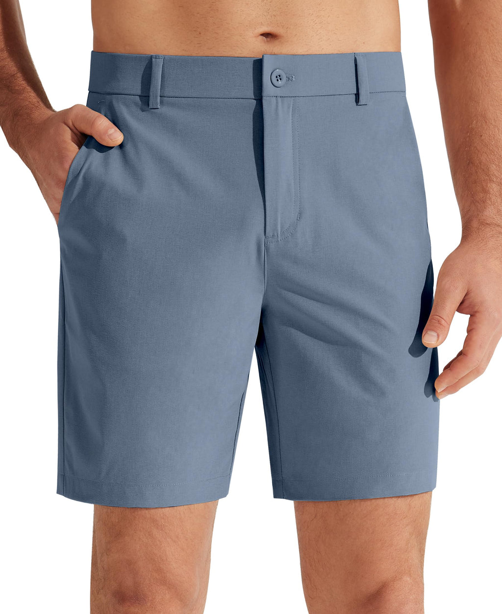 Libin Mens Golf Shorts 7"/9" Work Dress Shorts Casual Flat Front Hybrid Short Lightweight Quick Dry Water Resistant