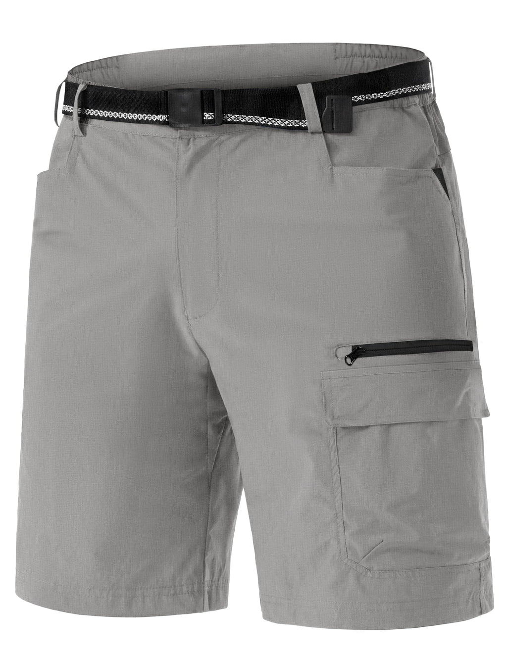 TACVASEN Men's Summer Outdoor Shorts Quick Dry Water Resistant Cargo Casual Golf Work Hiking Shorts (NO Belt)