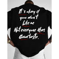 Black Graphic T-Shirt for Summer, Featuring a Trendy Graffiti Style for Casual Wear, Perfect for Young Men
