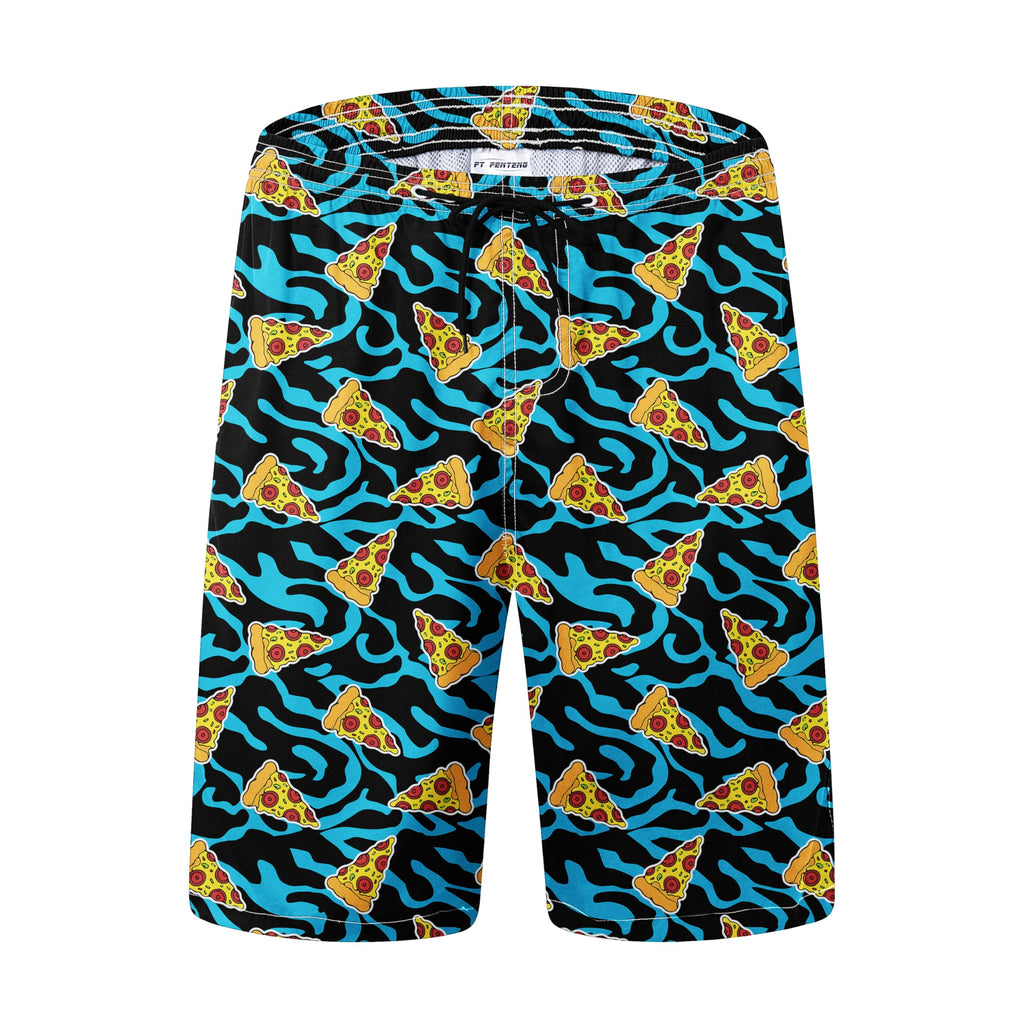 FT FENTENG Mens Swim Trunks Quick Dry Board Shorts with Mesh Liner, Breathable Big & Tall Beach Shorts Swimwear Bathing Suits