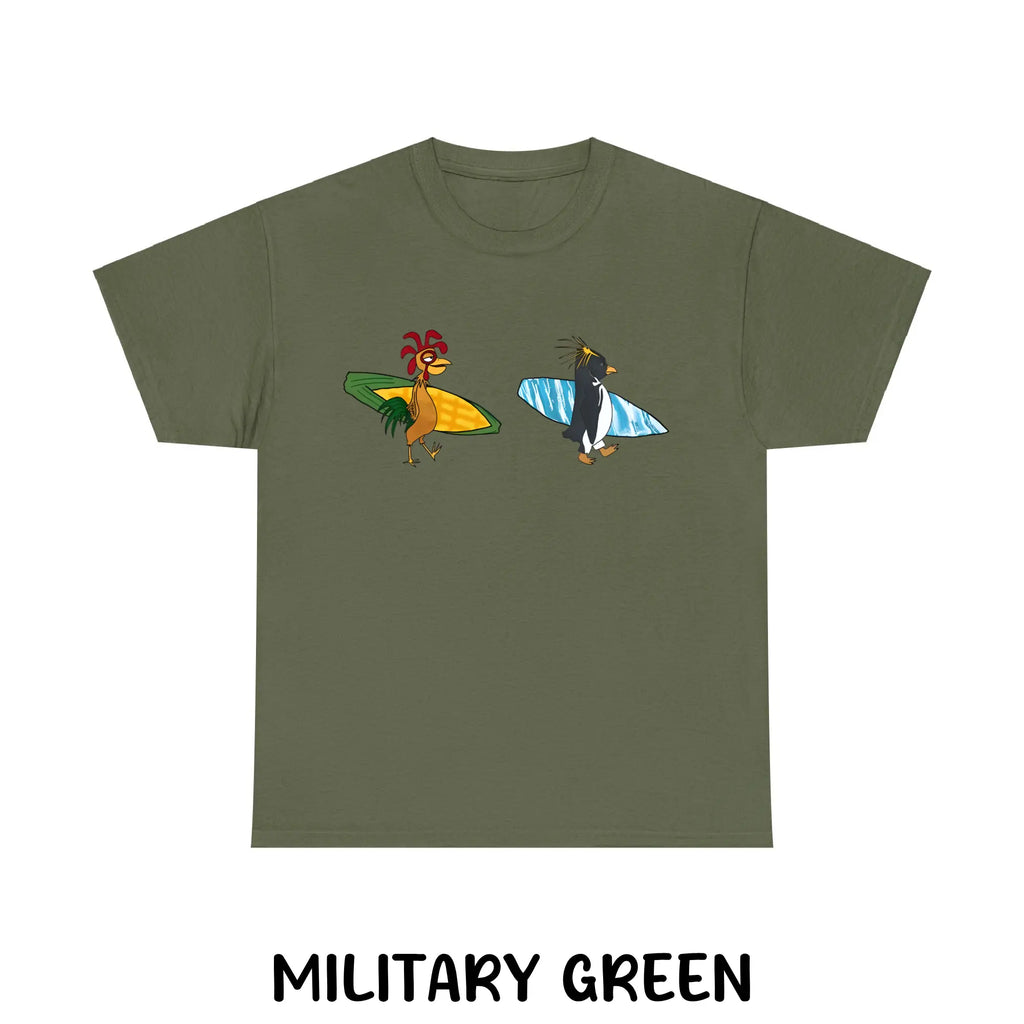 Cody Maverick & Chicken Joe Surfs Up Unisex T-Shirt, Graphic T-shirts, Funny Shirt, Trendy Shirt