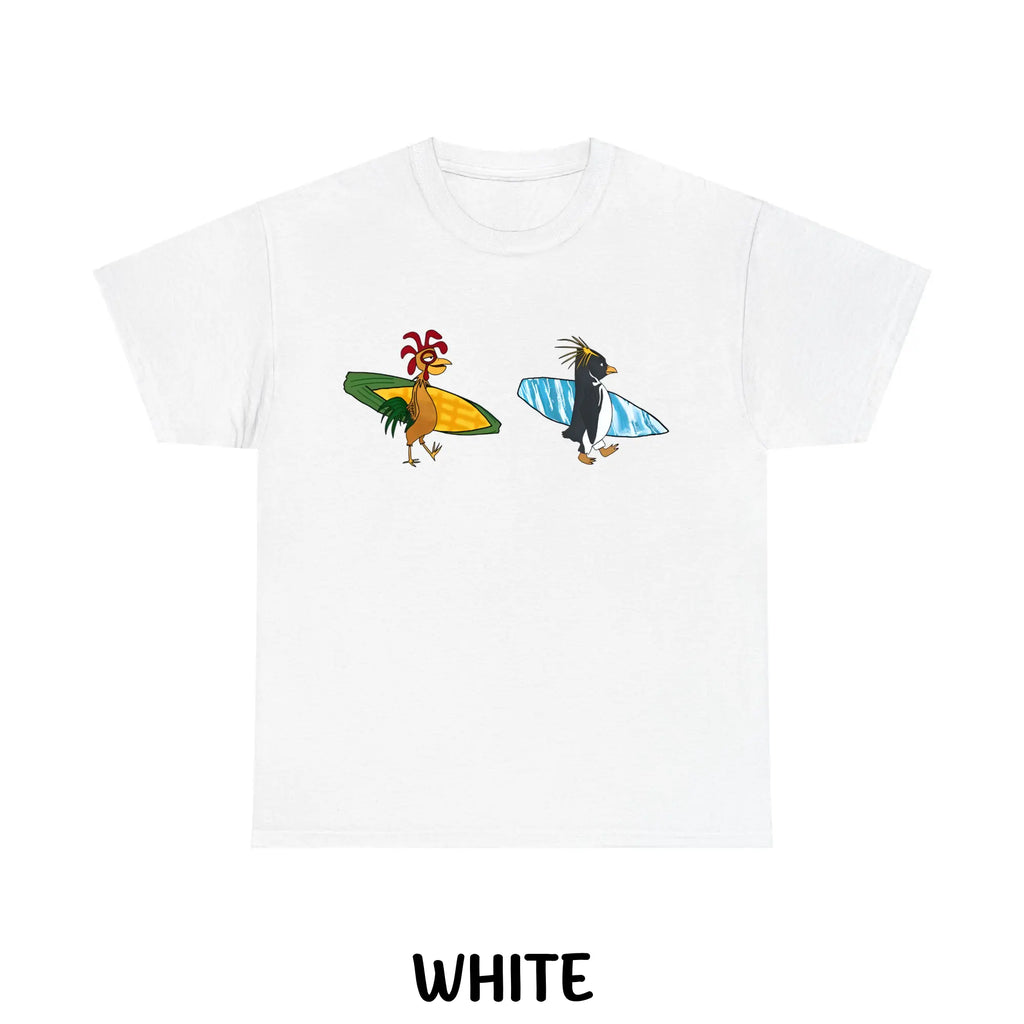 Cody Maverick & Chicken Joe Surfs Up Unisex T-Shirt, Graphic T-shirts, Funny Shirt, Trendy Shirt