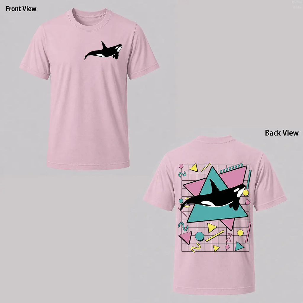Orca Killer Whale Vintage 90s Retro 1990s Aesthetic Vibes T-Shirt