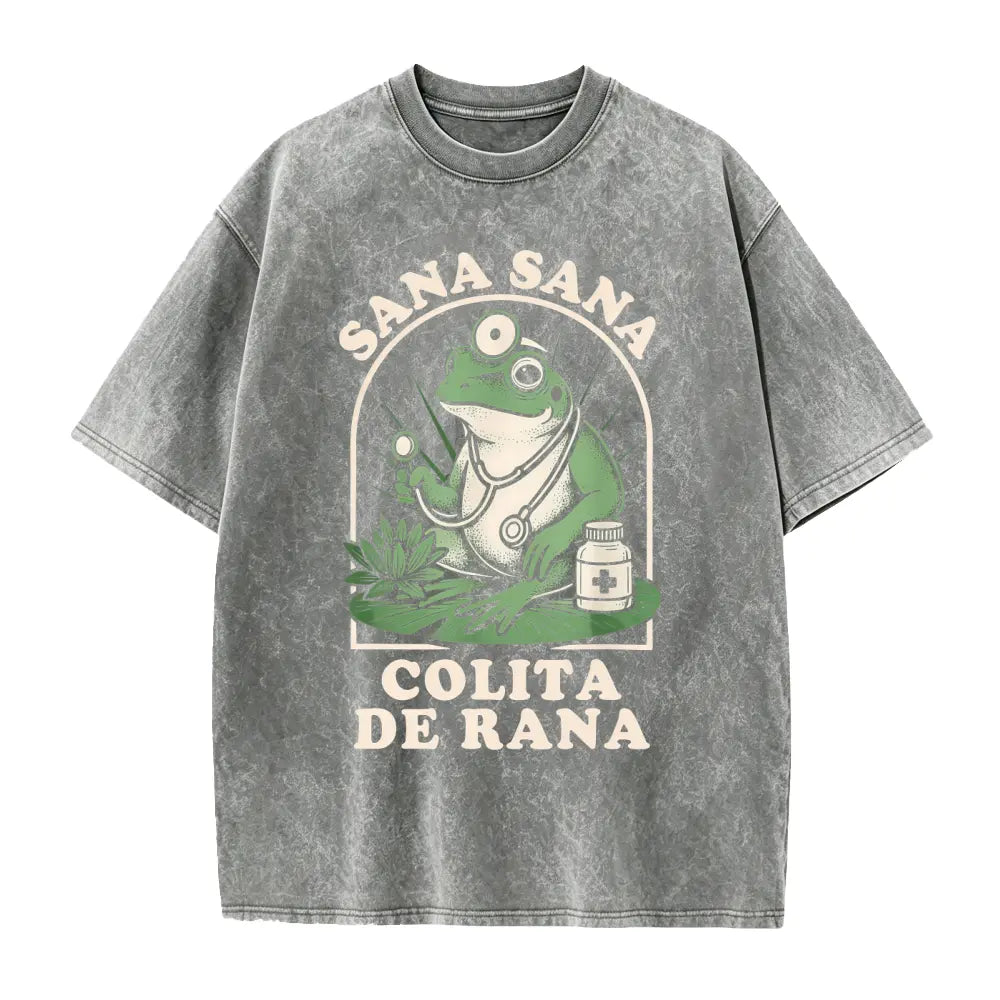 Sana Sana Colita De Rana T-shirt, Sana Sana T-shirt, Mexican Mom Gift, Funny Latina Shirt, Enfermera Latina Shirt, Funny Mexican Frog Shirt