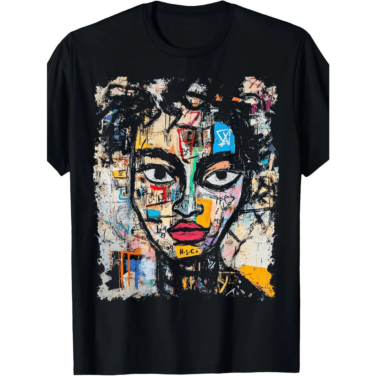 1990S Art Style Abstract Graffiti T-Shirt, Unisex