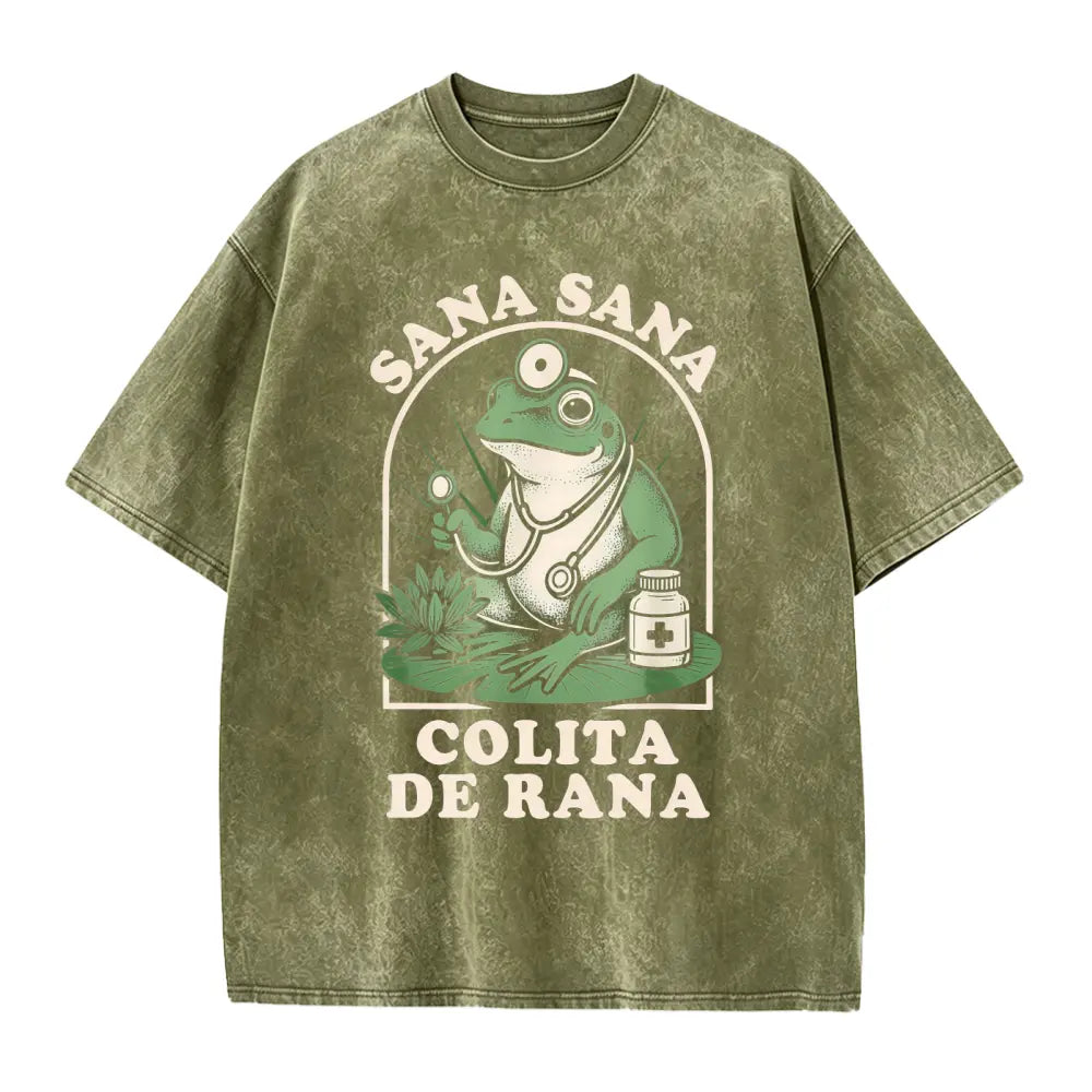 Sana Sana Colita De Rana T-shirt, Sana Sana T-shirt, Mexican Mom Gift, Funny Latina Shirt, Enfermera Latina Shirt, Funny Mexican Frog Shirt