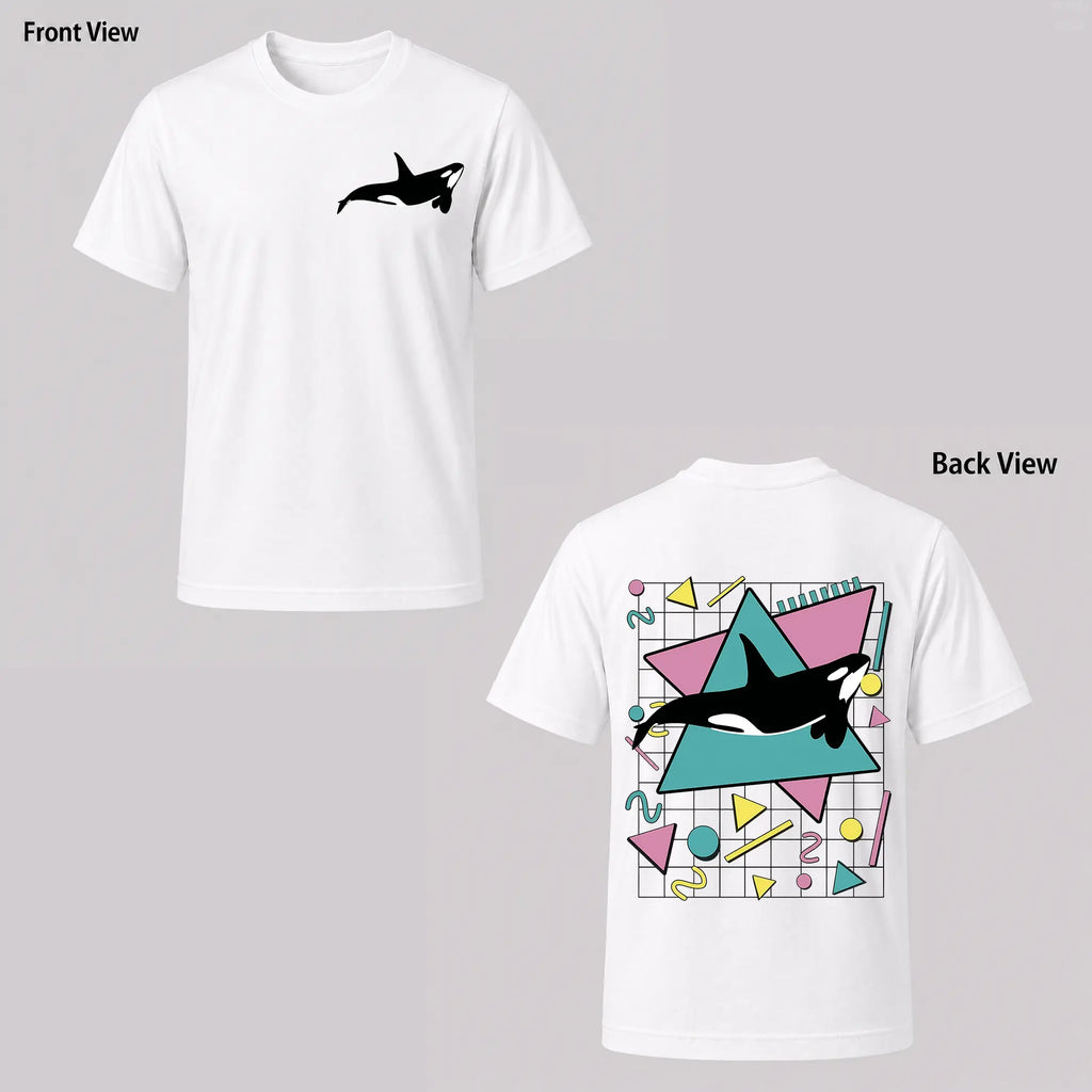 Orca Killer Whale Vintage 90s Retro 1990s Aesthetic Vibes T-Shirt