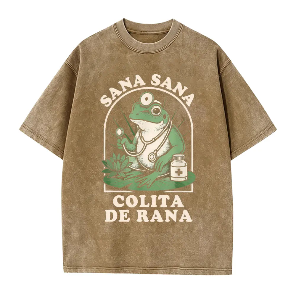 Sana Sana Colita De Rana T-shirt, Sana Sana T-shirt, Mexican Mom Gift, Funny Latina Shirt, Enfermera Latina Shirt, Funny Mexican Frog Shirt