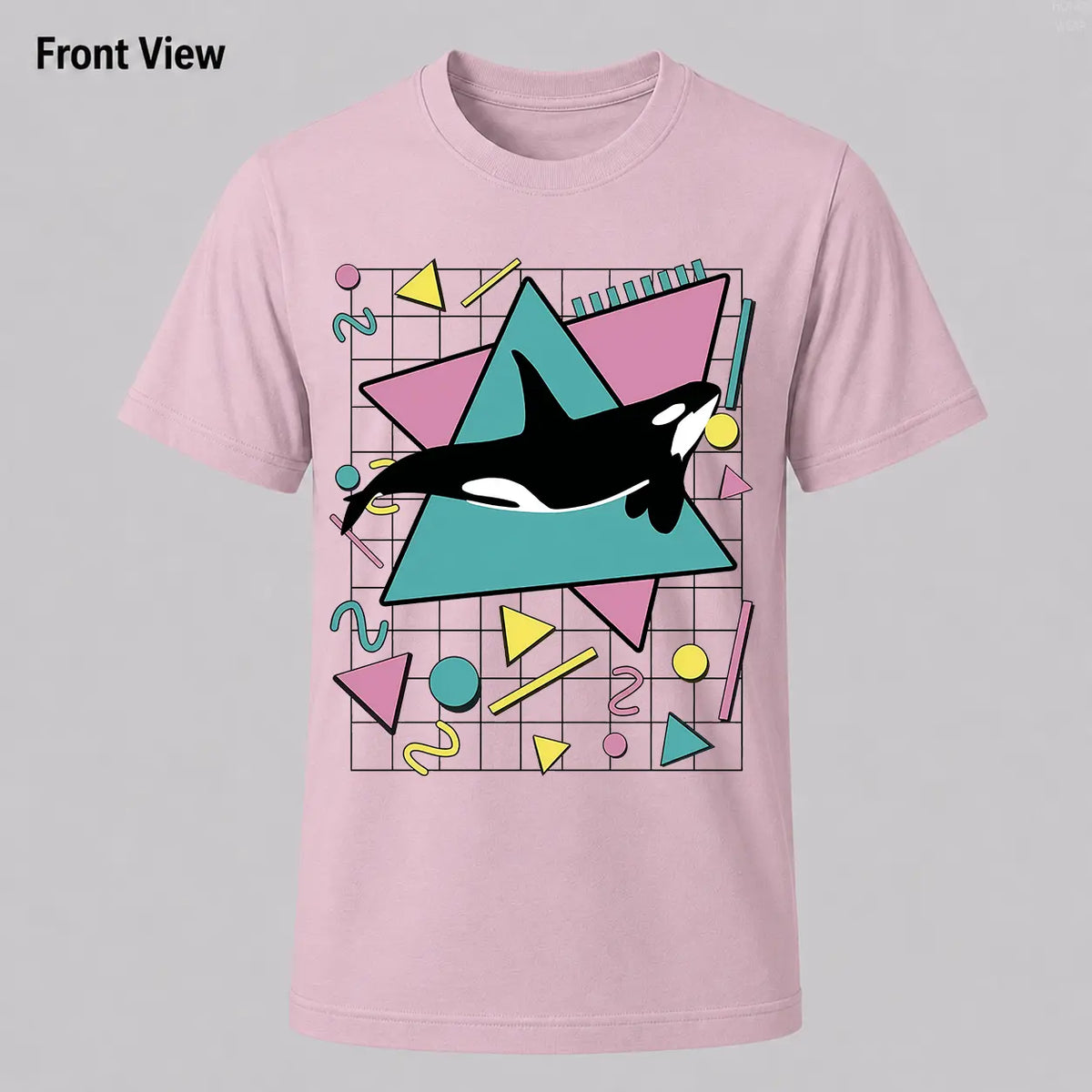 Orca Killer Whale Vintage 90s Retro 1990s Aesthetic Vibes T-Shirt