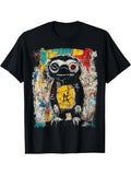 T-Shirt Featuring a Sloth in a 90S Graffiti Pop Art Style